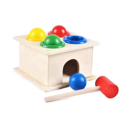 China Eco-Friendly Wholesale Boxed Beat-A-Mole Teach Helps 1-2-3 Years Baby Early Education Children Benefit Intelligence Toys for sale