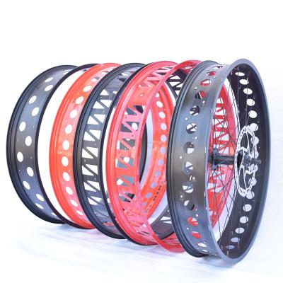 China Wholesale Double Wall 36H 36H/32H 26*4.0/20*4.0inch Fat Aluminum Alloy Bike Rims for sale