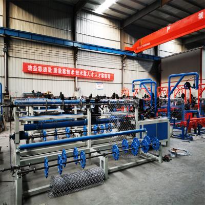 China Building Material Shops Full Automatic Chain Link Fence Machine Diamond Fence Machine China Factory for sale