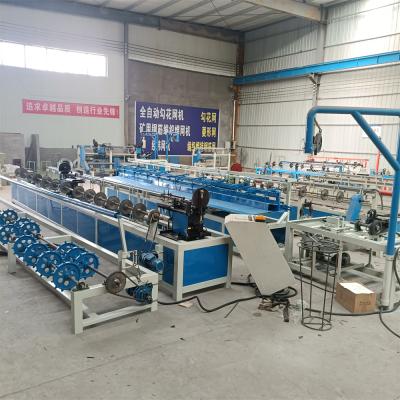 China Building Material Shops Hot Selling Automatic Double Chain Link Fence Making Machinery Prices for sale