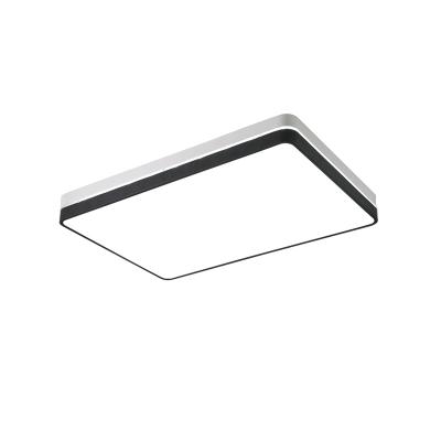 China Simple Modern Nordic Design Square Rectangle LED Ceiling Lamp Lights Super Bright LED Flush Mount For Bedroom Home Office for sale