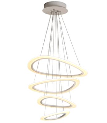 China Ring Round LED Residential Nordic Chandelier for Living Room for sale