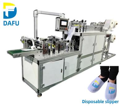 China Dafu Disposable Hotel Slipper Making Intelligent Disposable Slipper Making Machine Nonwoven Shoe Hotel Slippers Making Machine for sale