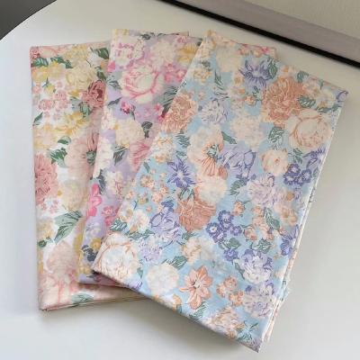 China Breathable New Products Customized Cotton Woven Floral Printing 100% Cotton Poplin Fabric For Dress for sale