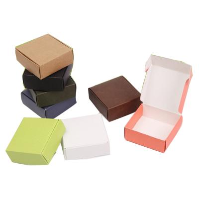 China Recycled Materials Fancy Kraft Paper Custom Soap Box Packaging for sale