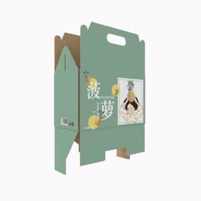 China Hot Sale Corrugated Cardboard Recyclable Customized Printing High Quality Cherry Fruit Packaging Box for sale