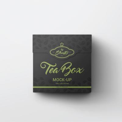 China Wholesale Custom Luxury Recycled Logo Cardboard Paper Tea Box Cardboard Small Tea Bag Gift Packaging Materials Coffee Tea Packaging Box Custom Luxury for sale