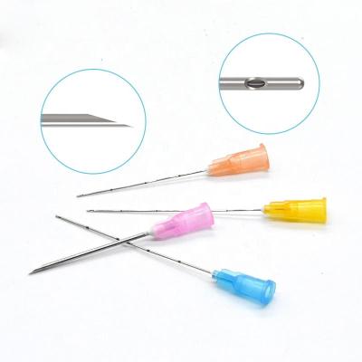 China Clinic 2022 steril latest types of micro cannula blunt tip 25g50mm sizes Korea cannula for sale