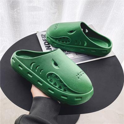 China Fashion Trend Summer New Mens Womens Shark Sandals Slippers Cool Pit Shoes Couples Slippers Comfortable Clothing Breathable for sale