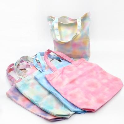 China Large Capacity Fashion Tie Dye Bags Canvas Handbags Tote Bag Buying Custom for sale