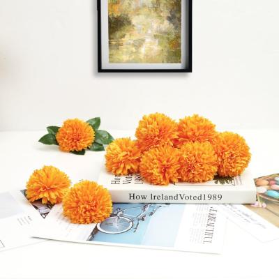 China Home Wedding Celebration DIY Flower Wall Hydrangea Artificial Flowers 20 Pcs Detachable Flower Heads And Stems for sale