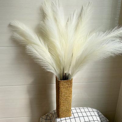 China Wedding Home Decors Thickened Artificial Pampas Grass Wholesale 18 Forks Artificial Pampas Grass Plant 110cm 120CM For Wedding Garland Home Decors for sale