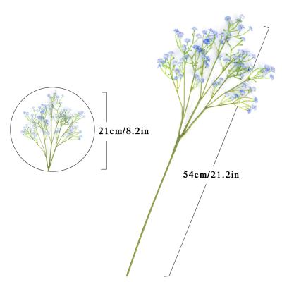 China 10PCS Artificial Gypsophila Flower Plastic Everlasting Preserved Flores Bouquet For Wedding Centerpiece Baby's Breath Bouquets Girlfriend Gift for sale