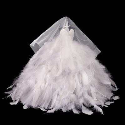 China White Dress Dolls Gift Wedding Toy Gown Veil for Girl Dolls Party Decoration and Valentine Day Gifts Spot Wholesale for sale