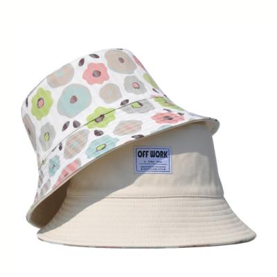 China Wholesale Sublimation Reversible Cotton Summer Character Fashion Custom Bucket Hat for sale