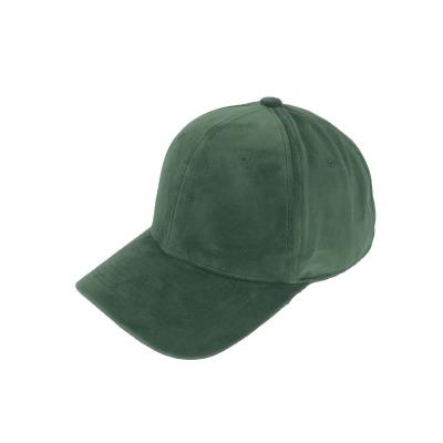 China COMMON Wholesale Empty Velvet 6 Panel Baseball Cap Custom Hat for sale