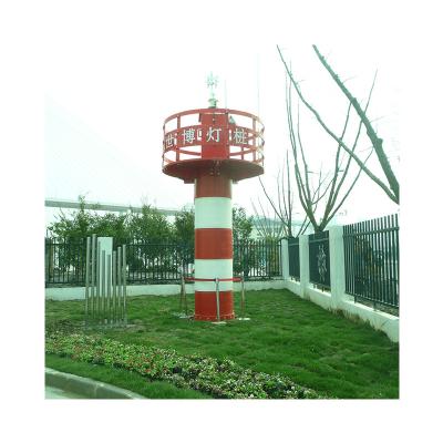 China Ultra-high high wind resistance molecular weight polyethylene lamp post navigation light beacon CML600 for sale