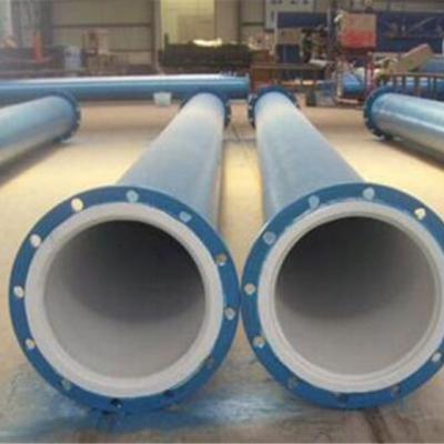 China Mine Tailing HDPE 12mm UHMWPE 30mm Coated Steel Pipe For Sale for sale