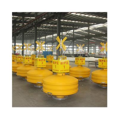 China UHMWPE & PU 1800mm Offshore Area A Right Hand Led Light Water Mark Buoy for sale