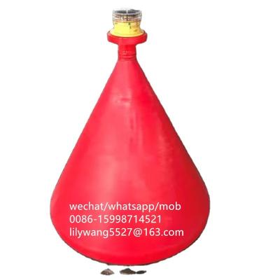 China UHMWPE & PU 1000 mm diameter PE PU EPS foamed good quality small and cheap navigation beacon with light for sale