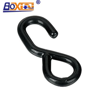 China EB1806 Heavy Industry Black Powder Coated S Hook For Lashing Strap for sale