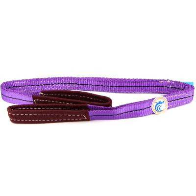 China 100% Polyester Factory Multi Color 6:1/7:1 Multi Color Polyester Elevator Webbing Endless Flat Sling for sale