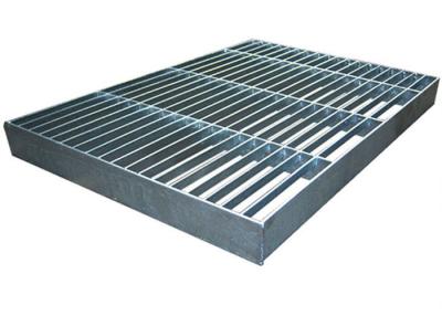 China Pressure Lock Galvanised Walkway Panels , 19w4 Catwalk Steel Walkway Grating for sale