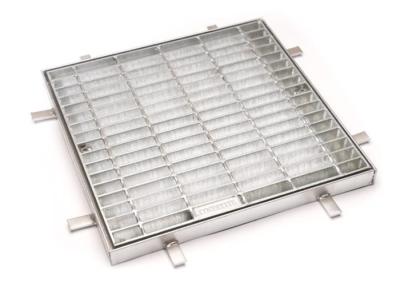 China CE Standard Steel Grating Cover Smooth Surface , Trench Grate And Frame for sale