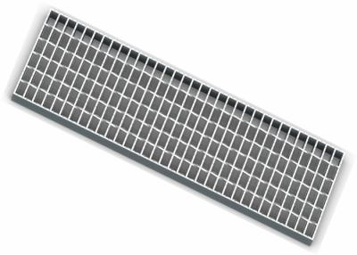 China Hinged Grated Galvanised Drain Grate , Custom Steel Driveway Drainage Grates for sale