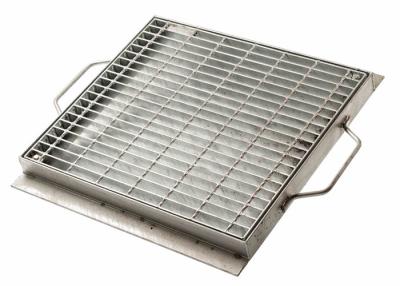 China Hot Dip Galvanized Heel Guard Pit Grates Durable Flowforge Steel Grating Cover for sale