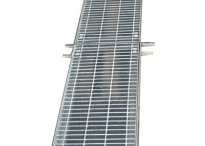 China Heel Proof Galvanised Drain Grate Long Channel Slip Resistance ISO9001 Approval for sale