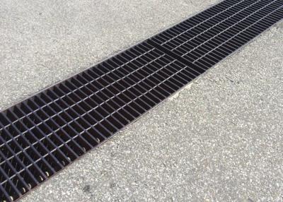 China Industrial Galvanised Drain Grate Flexible System Easy Clean Long Channel for sale