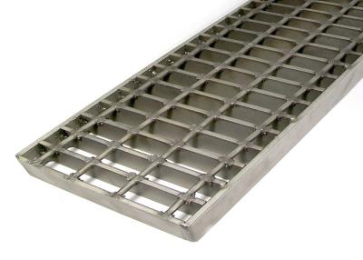 China Light Weight Stainless Steel Mesh Grate Open Steel Floor Grating With Clips for sale