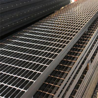 China Anti Slip Hot Dip Galvanized Steel Grating Open End Flat For Construction for sale