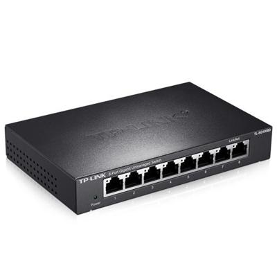 China Netwok Success TP-Link TL-SG1008D Metal Case 8Port 10/100/1000Mbps 9V Ethernet Switch for sale