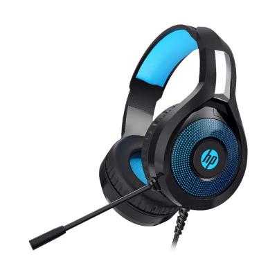 China Luminous Ice Blue Headset Earphone MIC Ice Blue Headset USB Call Center Headphone MIC Ice Blue for sale