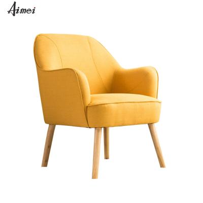 China Newest Leisure Chair Product Wholesale Wood Chair / Wood And Fabric Cafe Armchairs for sale