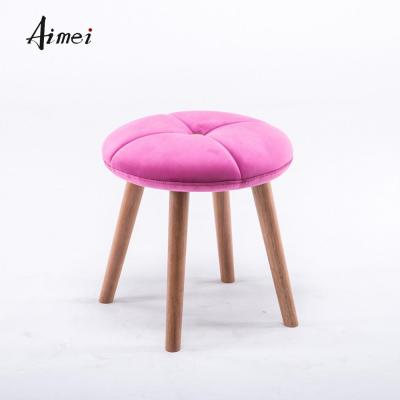 China stool home & Wholesale High Quality Ottoman Pumpkin Sponge Stool Fabric Handsome Stool for sale