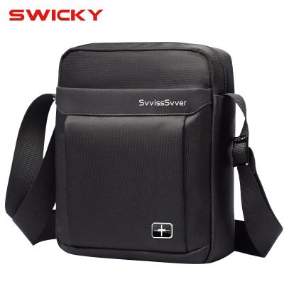 China Swicky Multifunctional Customize Sports Messenger Cross Body Mens Shoulder Bag Travel Sling Bag Water Resistant Small Bag for sale