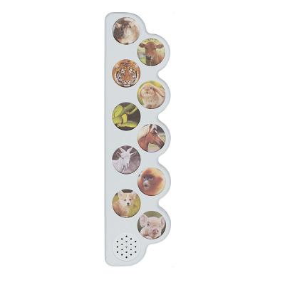 China Educational Animal 10 Push Buttons Interesting Music Sound Board For Book for sale