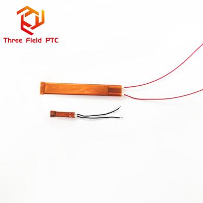 China Hotel ODM Backed PTC Film Covered Heating Element For Hot Melt Gun for sale