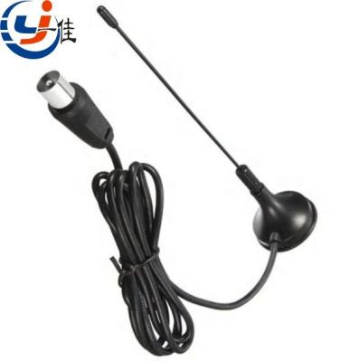 China Dual Band ABS Digital DVB-T Indoor Sucker Antenna UHF / VHF Magnetic Bass Antenna for sale