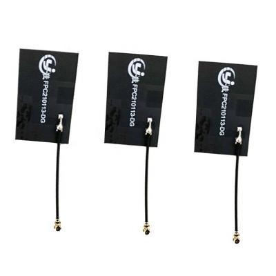 China Factory supply internal wifi 2.4G FPC patch antenna with IPEX UFL connector 35*22 mm for sale