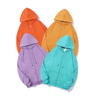 China Wholesale Custom Hoodies Anti-wrinkle Full Zipper High Quality Unisex Hoodie For Dye Sublimation Heat Press for sale