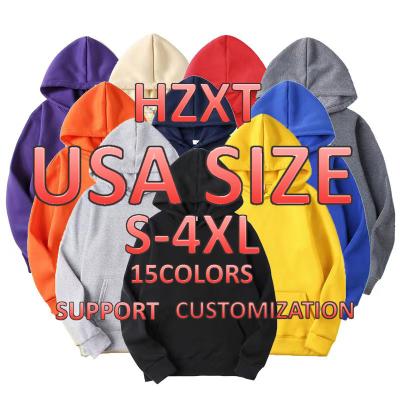 China 100% Blank Anti-pilling Amazon Hoodies Hot Selling Polyester Women's Hoodies Logo Custom Plain Hoodies Men for sale