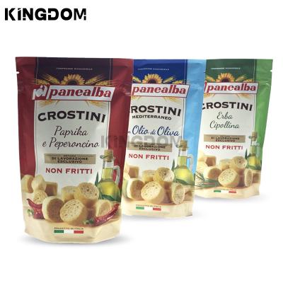 China ANTISTATIC Custom Food Grade Plastic Dry Fruit  Bean Snack Packaging Edible High Barrier Tear Zipper Stand Up Pouch Bag for sale