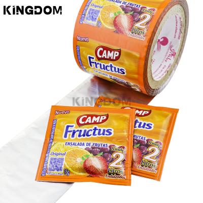 China Moisture Proof Custom Printed Laminated Food Packaging Plastic Roll Film Aluminum Foil Packaging Film for sale