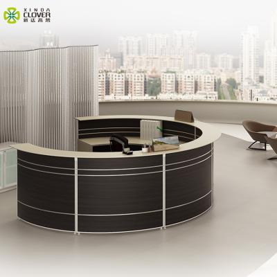 China Convertible Aluminum Frame Panel Standard Size Glass Counter Living Room Used Office Standing White Modern Reception for sale