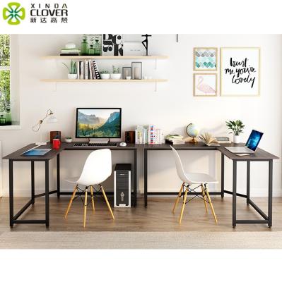 China Other Factory Wholesale Computer Desk Office Furniture Universal Wooden Leg Corner Table for sale