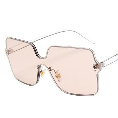 China High Quality Fashion Square Sunglasses Women Rectangle PC Ocean Glass Oversized Sun Lenses for sale